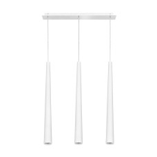 Підвісний світильник Nowodvorski 5404 Quebeck GU10 3x35W IP20 Wh колір білий