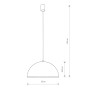 Зображення Люстра підвісна Nowodvorski 4840 Hemisphere E27 1x60W IP20 Bl ИМ Light-Deco 1 