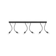 Люстра Nowodvorski 9765 Flex E27 6x60W IP20 Bl колір чорний