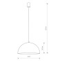 Изображение Люстра лофт Nowodvorski 4841 Hemisphere E27 1x60W IP20 Wh ИМ Light-Deco 1 