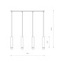Зображення Купить Подвесной светильник Nowodvorski 7854 Baton E27 4x10W IP20 Bl ИМ Light-Deco 2 