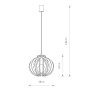 Зображення Купить Подвесной светильник Nowodvorski 4173 Ika E27 1x60W IP20 Вeige ИМ Light-Deco 1 