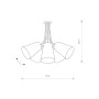 Зображення Люстра з абажурами Nowodvorski 9278 Flex Shade E27 5x60W IP20 Bl ИМ Light-Deco 1 