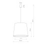 Зображення Купить Подвесной светильник Nowodvorski 8437 Cone E27 1x60W IP20 Wh ИМ Light-Deco 1 