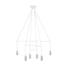 Люстра Nowodvorski 9676 Imbria GU10 6x35W IP20 Wh колір білий