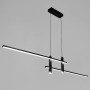 Зображення Видовжена люстра у чорному геометричному корпусі 120 см ИМ Light-Deco 