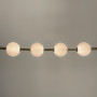 Изображение Видовжена латунна люстра з 4-ма акриловими кульками ИМ Light-Deco 1 