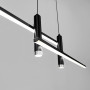 Зображення Видовжена люстра у чорному геометричному корпусі 120 см ИМ Light-Deco 4 