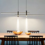 Зображення Видовжена люстра у чорному геометричному корпусі 120 см ИМ Light-Deco 5 