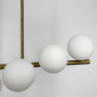 Зображення Люстра підвісна Light House LNF-17436/9 AB+WT латунь з білими плафонами (цоколь G9) ИМ Light-Deco 4 