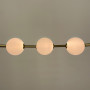 Зображення Видовжена латунна люстра з 3-ма акриловими кульками ИМ Light-Deco 4 