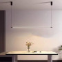 Изображение Лінійний підвісний світильник у чорному корпусі 100 см ИМ Light-Deco 5 