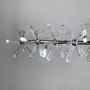 Зображення Видовжена срібна дизайнерська люстра ALMA з кристалами ИМ Light-Deco 3 