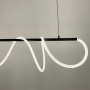 Изображение Чорна видовжена люстра з гнучкою LED стрічкою 140 см ИМ Light-Deco 1 