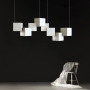 Зображення Сучасна геометрична люстра CUBE у білому корпусі ИМ Light-Deco 3 