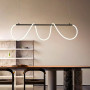 Изображение Чорна видовжена люстра з гнучкою LED стрічкою 140 см ИМ Light-Deco 4 