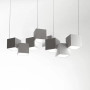 Зображення Сучасна геометрична люстра CUBE у білому корпусі ИМ Light-Deco 1 