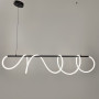 Изображение Чорна видовжена люстра з гнучкою LED стрічкою 140 см ИМ Light-Deco 2 