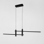 Зображення Видовжена люстра у чорному геометричному корпусі 100 см ИМ Light-Deco 