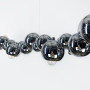 Зображення Люстра Smoke​​​​​​​ Bubble у хромованому каркасі 150 см ИМ Light-Deco 1 
