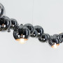 Зображення Люстра Smoke​​​​​​​ Bubble у хромованому каркасі 150 см ИМ Light-Deco 