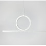 Зображення Видовжена підвісна люстра у білому каркасі 120 см ИМ Light-Deco 4 