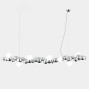 Зображення Люстра Smoke​​​​​​​ Bubble у хромованому каркасі 150 см ИМ Light-Deco 2 