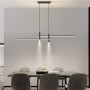 Зображення Видовжена люстра у чорному геометричному корпусі 100 см ИМ Light-Deco 7 