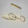 Зображення Ефектна видовжена латунна люстра у корпусі 100х25 см ИМ Light-Deco 2 