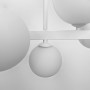 Изображение Видовжена біла люстра-молекула на 10 плафонів 95 см ИМ Light-Deco 2 