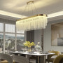 Зображення Видовжена розкішна латунна люстра 100 см ИМ Light-Deco 5 