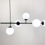 Изображение Люстра видовжена в чорному корпусі на 6 плафонів (тип В) ИМ Light-Deco 3 