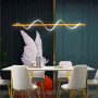 Зображення Закручена LED люстра у латунному корпусі в 2-х розмірах ИМ Light-Deco 7 