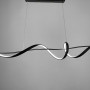 Зображення Хвилеподібна люстра у чорному корпусі довжиною 100 см ИМ Light-Deco 4 