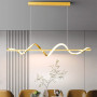 Зображення Закручена LED люстра у латунному корпусі в 2-х розмірах ИМ Light-Deco 5 