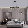 Изображение Кругла підвісна чорна люстра LEEDS у 3-х розмірах ИМ Light-Deco 9 