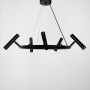 Изображение Кругла підвісна чорна люстра LEEDS у 3-х розмірах ИМ Light-Deco 2 