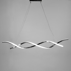 Люстра підвісна ЛЕД Light House LNF-17432 56W 120см CH хром