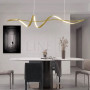 Изображение Хвилеподібна люстра у латунному корпусі 100 см ИМ Light-Deco 5 