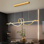Зображення Скандинавська LED люстра у золотому корпусі в 2-х розмірах ИМ Light-Deco 7 