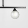 Зображення Видовжена підвісна люстра SIMPLE у чорному каркасі 120 см ИМ Light-Deco 2 