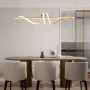 Зображення Скандинавська LED люстра у золотому корпусі в 2-х розмірах ИМ Light-Deco 5 