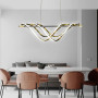 Зображення Люстра видовжена у золотому корпусі 120 см ИМ Light-Deco 6 