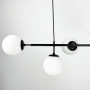 Изображение Люстра видовжена в чорному корпусі на 6 плафонів (тип A) ИМ Light-Deco 3 