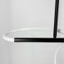 Изображение Чорна видовжена люстра ELISION з гнучкою LED стрічкою 150 см ИМ Light-Deco 