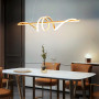 Изображение Скандинавська LED люстра у золотому корпусі в 2-х розмірах ИМ Light-Deco 3 