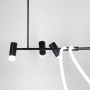 Изображение Стильна видовжена LED люстра із трьома спотами довжиною 180 см ИМ Light-Deco 4 