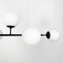 Изображение Люстра видовжена в чорному корпусі на 6 плафонів (тип A) ИМ Light-Deco 