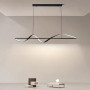 Изображение Хвилеподібна люстра у чорному видовженому корпусі 100 см ИМ Light-Deco 2 