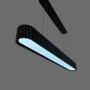 Изображение Видовжена люстра у чорному рельєфному корпусі 90 см ИМ Light-Deco 4 